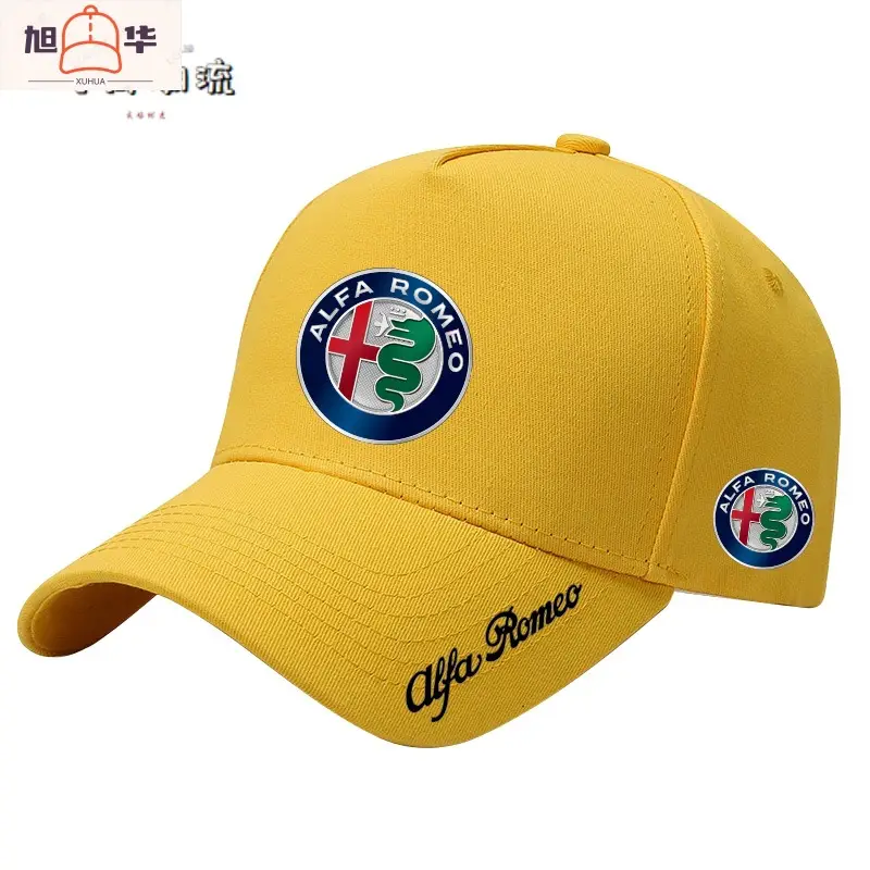 Alfa Romeo F1 racing car logo modified logo printing fans around baseball cap summer men sunshade