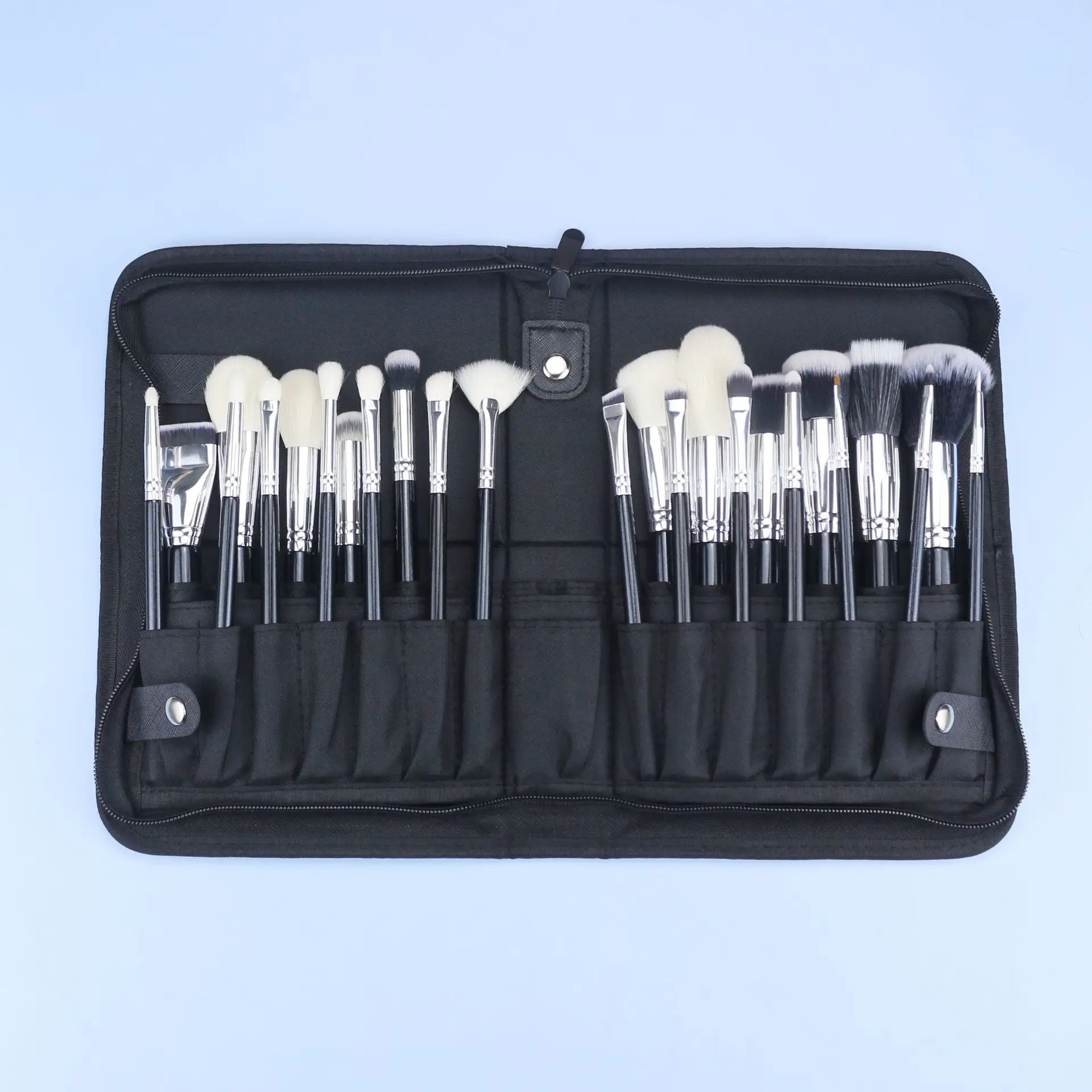 Professional Makeup Brush Set 25 Pcs Animal Hair Brush Kit - Image 10