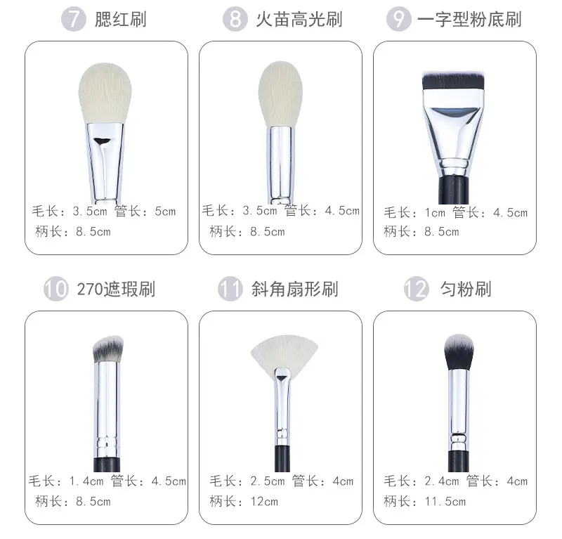 Professional Makeup Brush Set 25 Pcs Animal Hair Brush Kit β feature 8