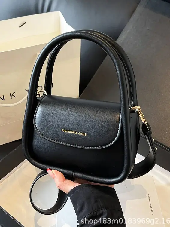 Black Crossbody Bag Women 2024 New Fashion - Image 5