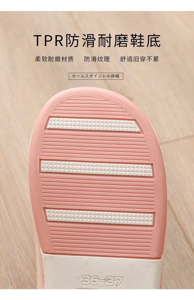 Men's Cotton Slippers Men's Winter Home Indoor 2024 New Household Non-slip Warm Wool Cotton Shoes Women's Winter — feature 4