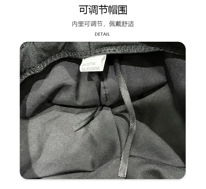 Women's Autumn Winter Hat with Leather Edge & Big Head — feature 9