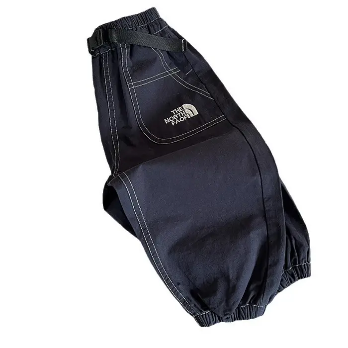 Kids Casual Pants Set Black Red 2025 New Style - Image 10
