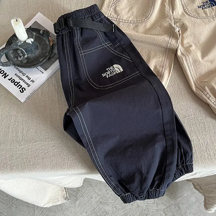 Kids Casual Pants Set Black Red 2025 New Style — feature 11