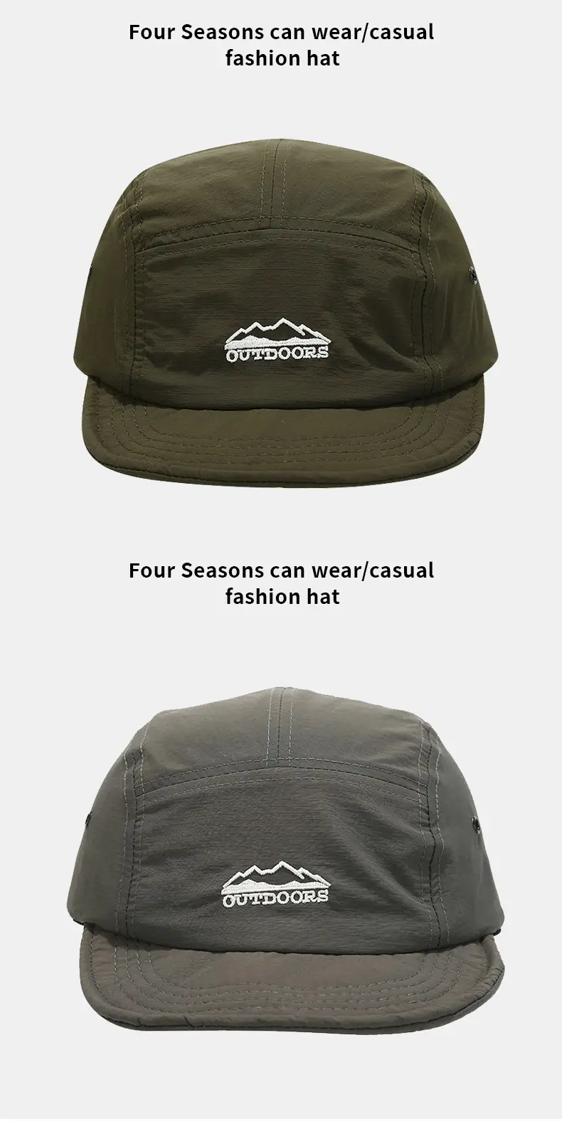 Outdoor Japanese Style Baseball Cap for Men Women Breathable Quick Dry — feature 7