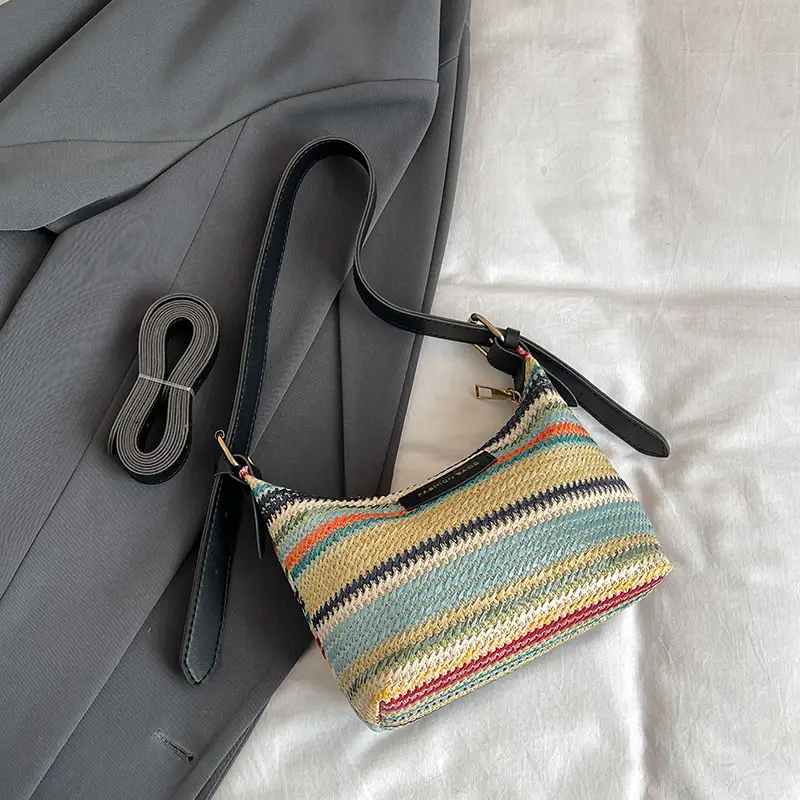 Rainbow Stripe Women's Shoulder Bag 2026 - Image 6