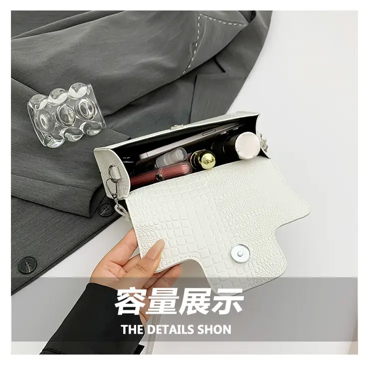 Shiny Diamond Crossbody Bag Pink Square Shoulder Bag — feature 9