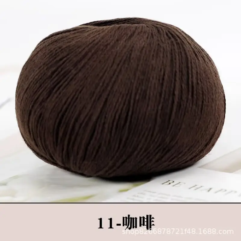 Wool wholesale factory direct genuine goods foreign trade cashmere thread hand-woven woven medium-thick sweater scarf wool group