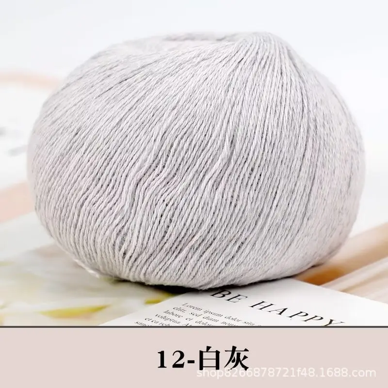 Wool wholesale factory direct genuine goods foreign trade cashmere thread hand-woven woven medium-thick sweater scarf wool group