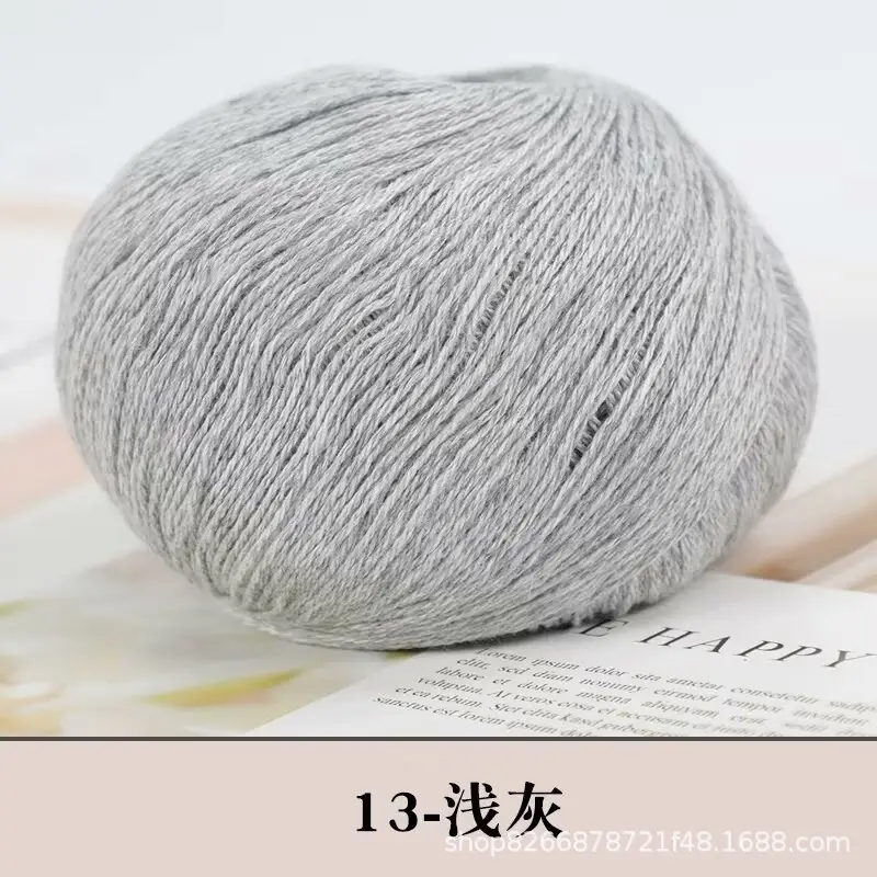 Wool wholesale factory direct genuine goods foreign trade cashmere thread hand-woven woven medium-thick sweater scarf wool group