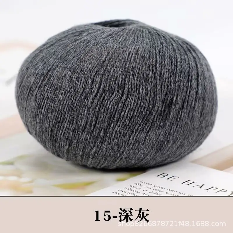 Wool wholesale factory direct genuine goods foreign trade cashmere thread hand-woven woven medium-thick sweater scarf wool group