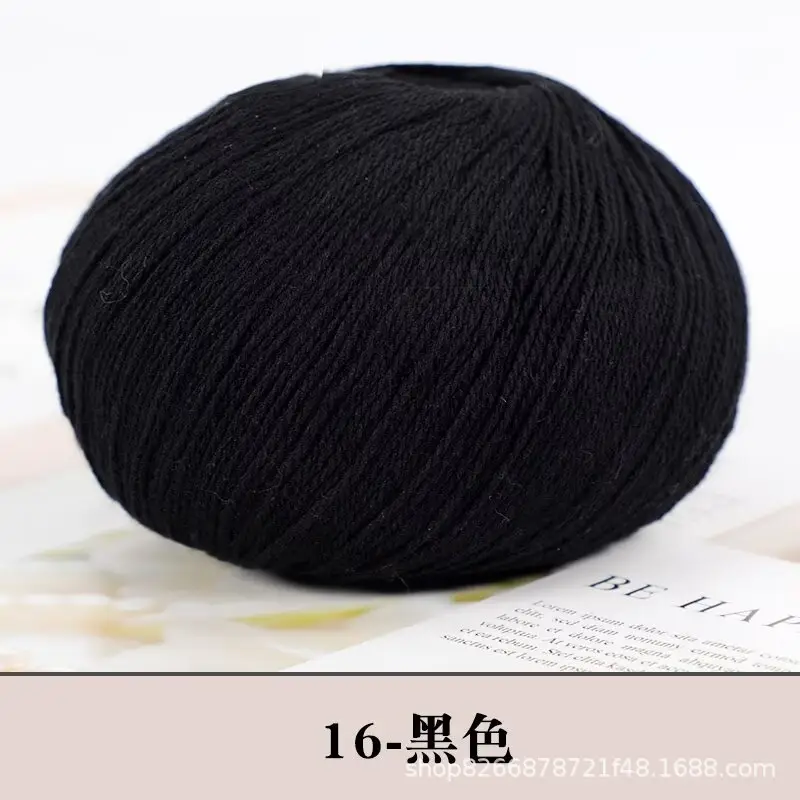Wool wholesale factory direct genuine goods foreign trade cashmere thread hand-woven woven medium-thick sweater scarf wool group