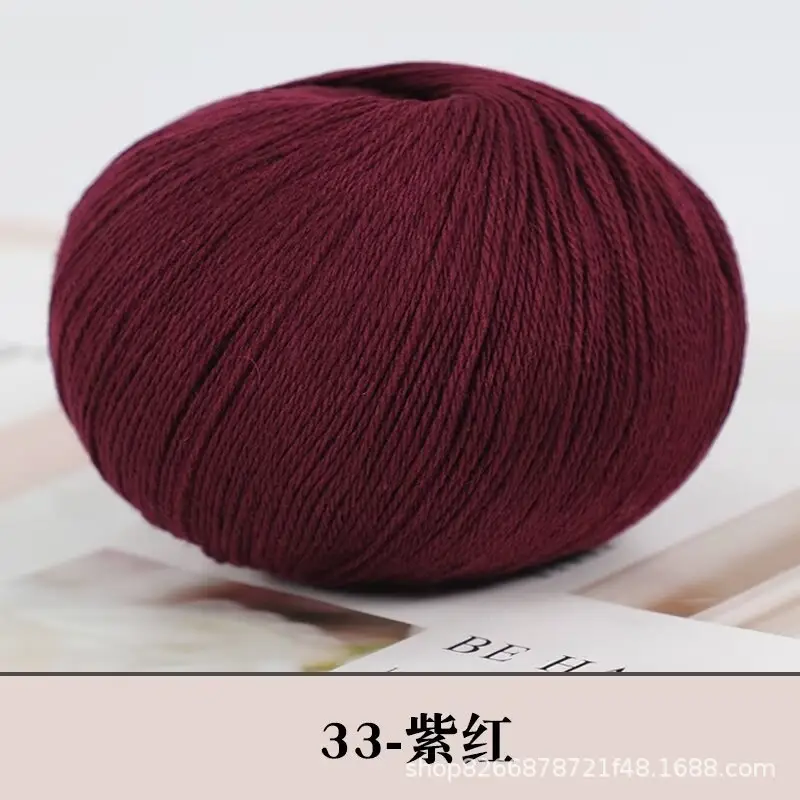 Wool wholesale factory direct genuine goods foreign trade cashmere thread hand-woven woven medium-thick sweater scarf wool group