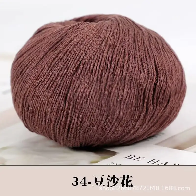 Wool wholesale factory direct genuine goods foreign trade cashmere thread hand-woven woven medium-thick sweater scarf wool group