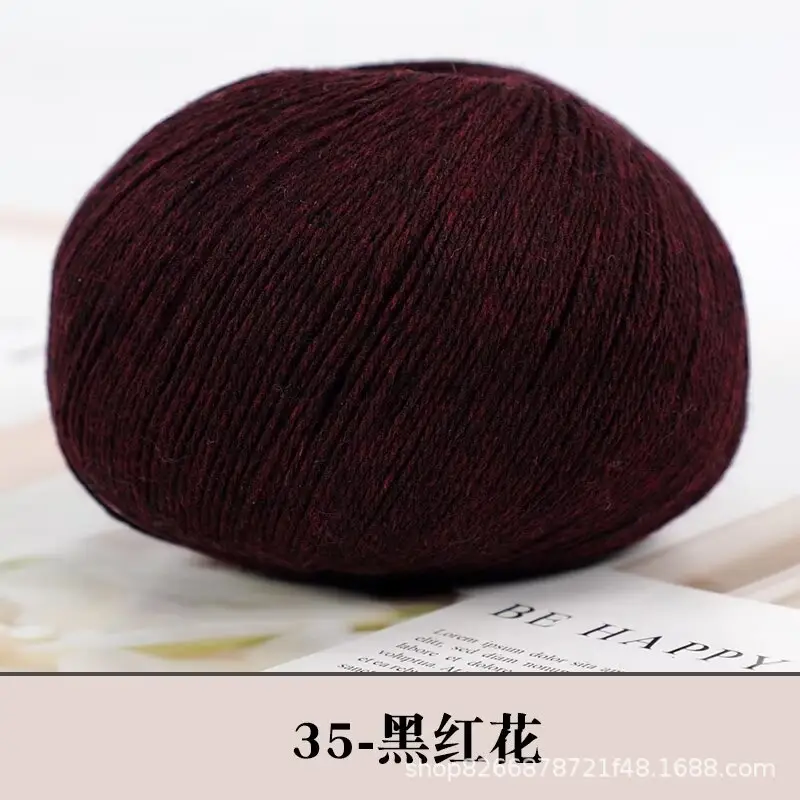 Wool wholesale factory direct genuine goods foreign trade cashmere thread hand-woven woven medium-thick sweater scarf wool group