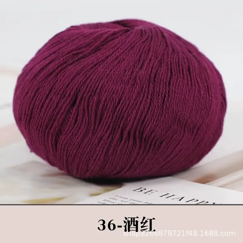 Wool wholesale factory direct genuine goods foreign trade cashmere thread hand-woven woven medium-thick sweater scarf wool group