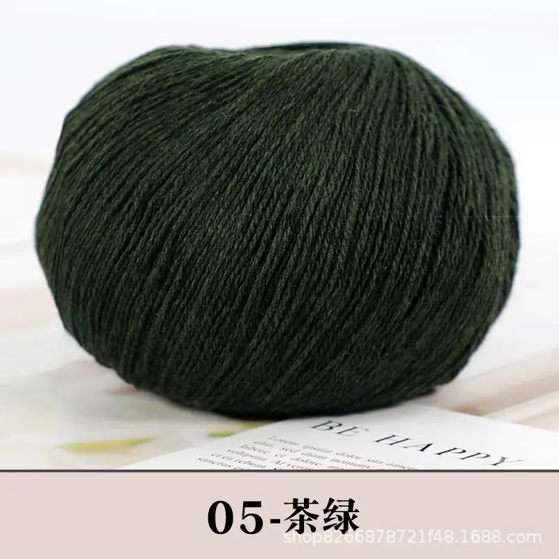 Wool wholesale factory direct genuine goods foreign trade cashmere thread hand-woven woven medium-thick sweater scarf wool group