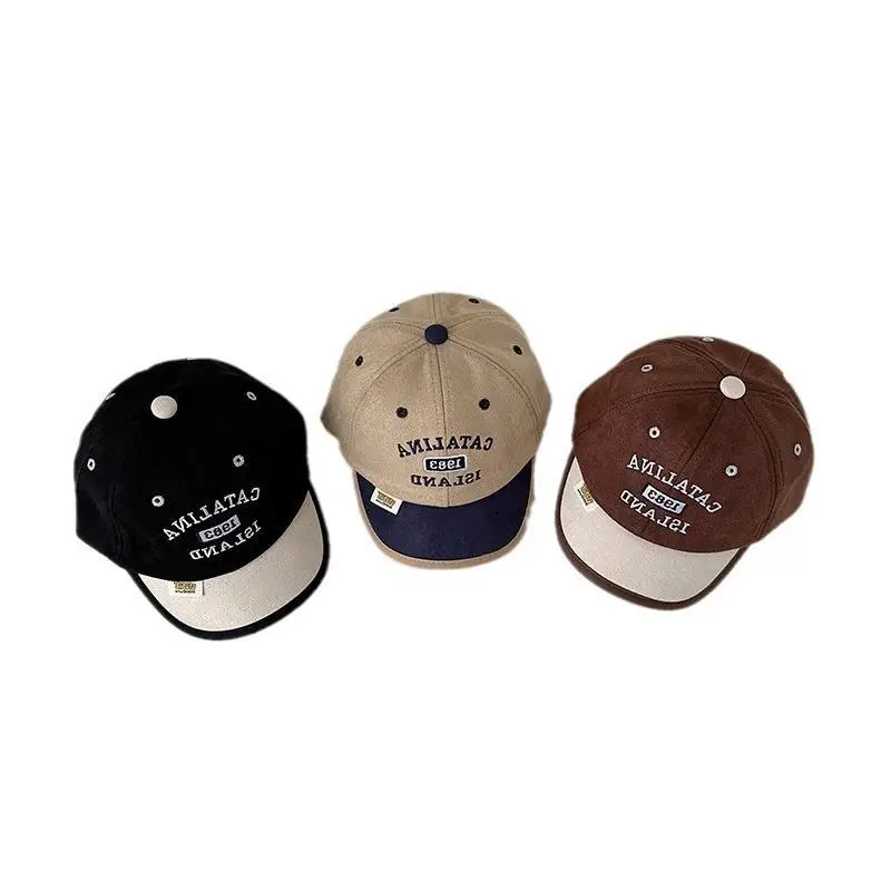 Korean-style Letter Embroidered Cap for Boys Girls