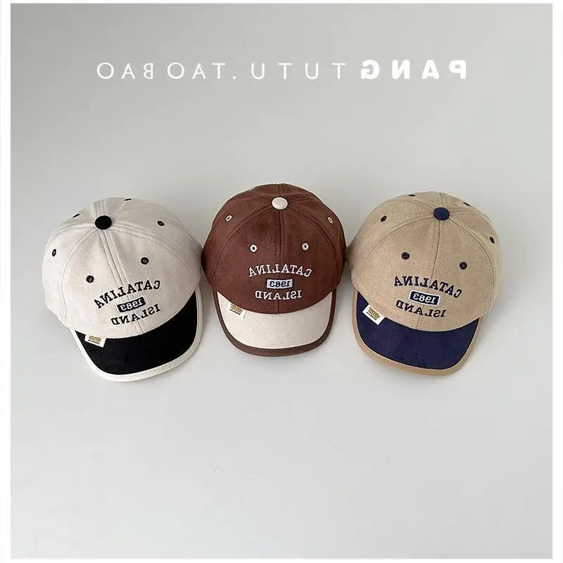 Korean-style Letter Embroidered Cap for Boys Girls — feature 2