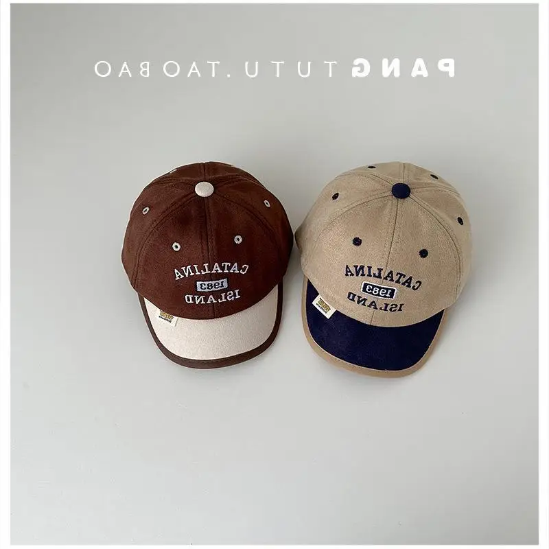 Korean-style Letter Embroidered Cap for Boys Girls — feature 3