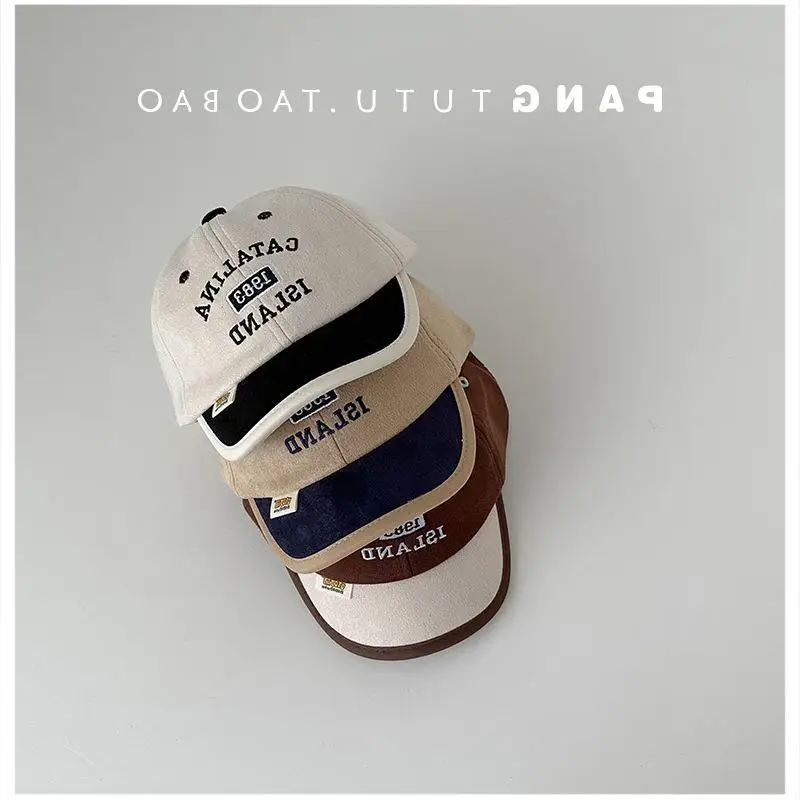 Korean-style Letter Embroidered Cap for Boys Girls — feature 6
