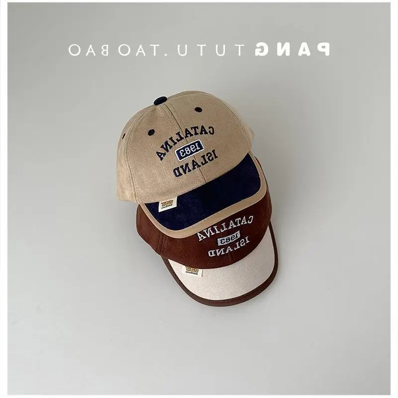 Korean-style Letter Embroidered Cap for Boys Girls — feature 7
