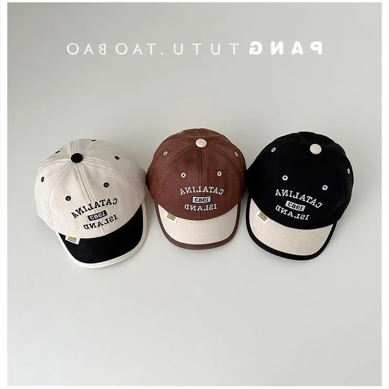 Korean-style Letter Embroidered Cap for Boys Girls — feature 9