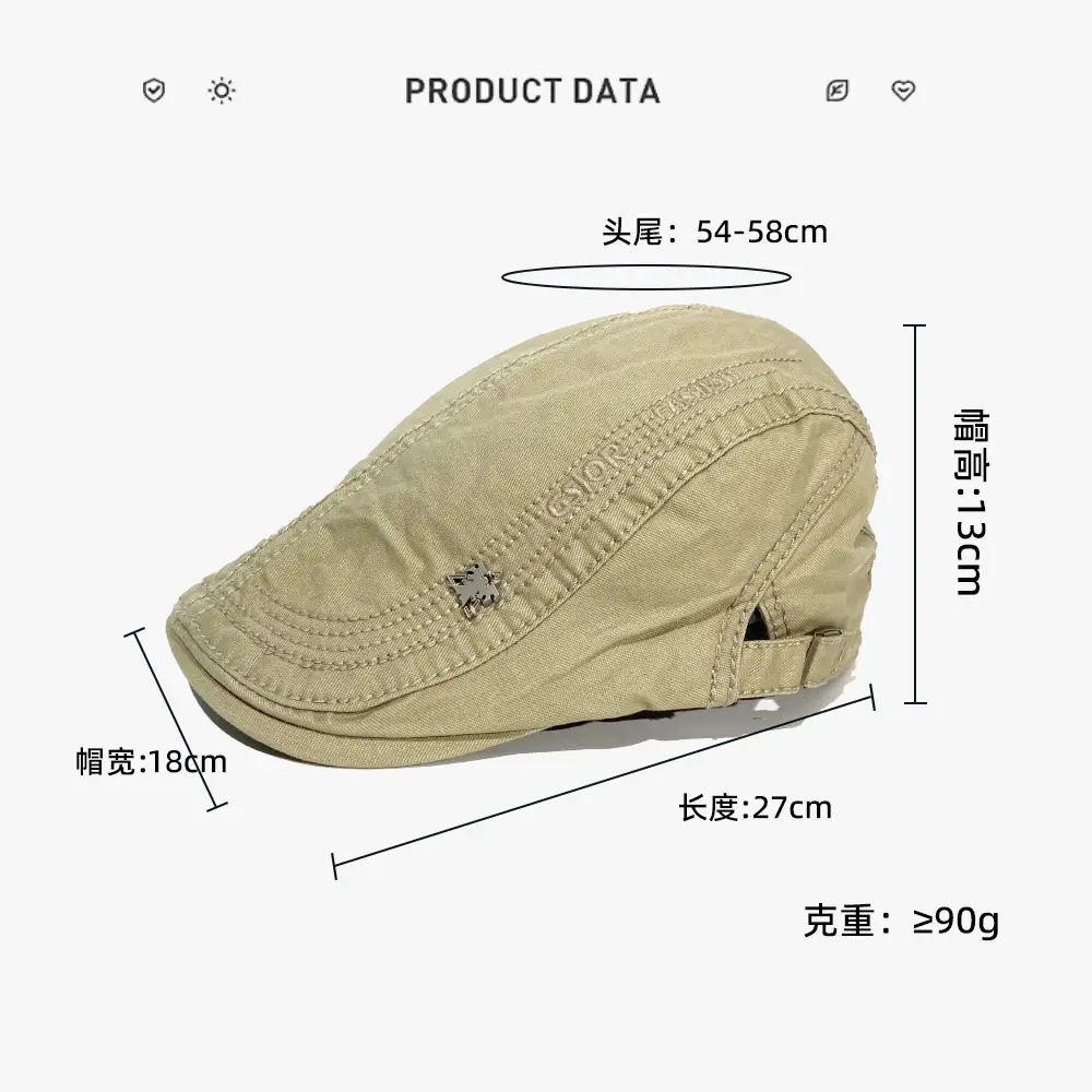 British Style Forward Hat for Women Men - Image 9