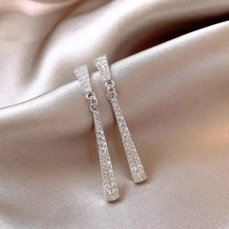 Electroplated Zircon Flower Earrings for Women — feature 31