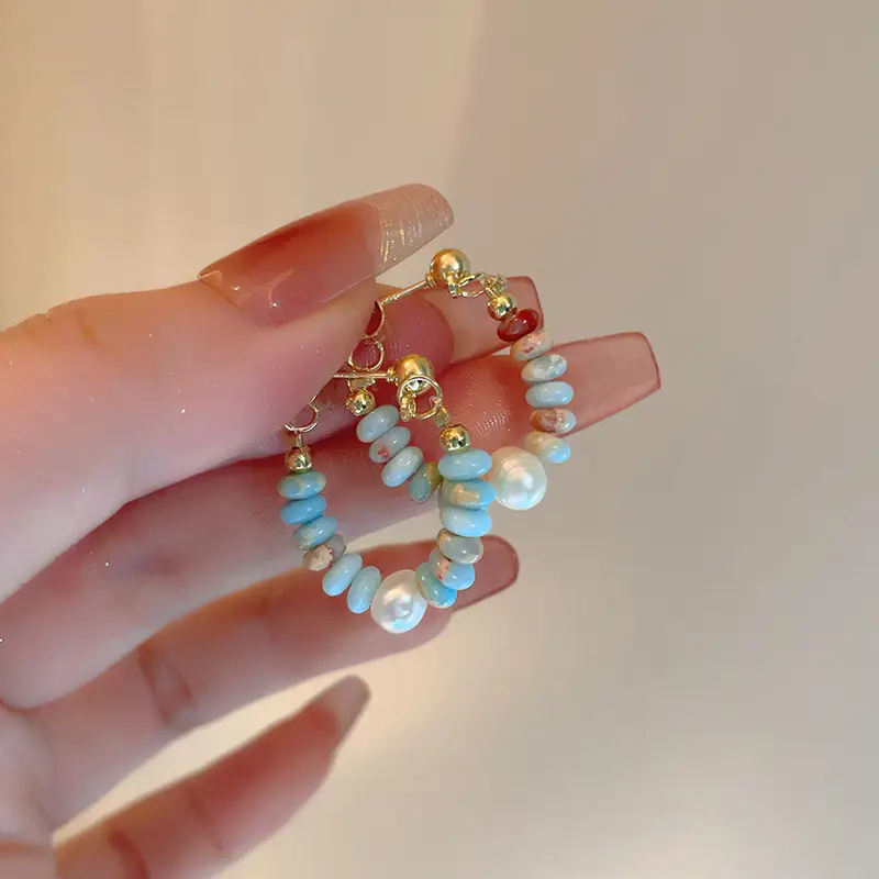 Electroplated Zircon Flower Earrings for Women — feature 40