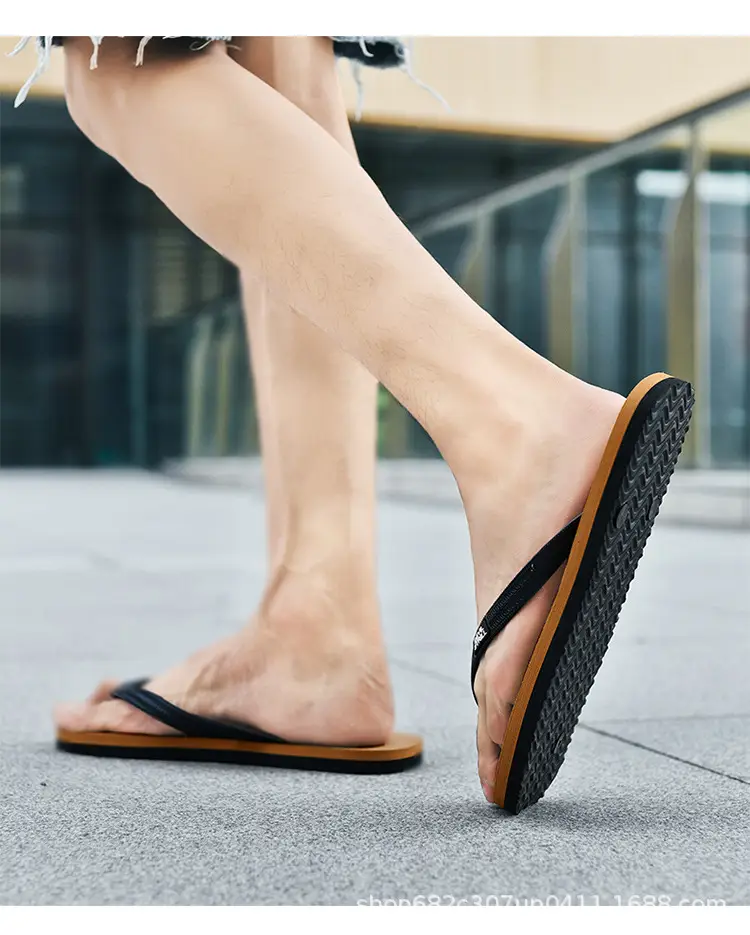 Summer 2024 Men's Outdoor Sandals, Non-Slip, Odor-Resistant, Wear-Resistant Flip-Flops, Beach Thong Sandals, Trendy Brand, Cool Feeling — feature 26