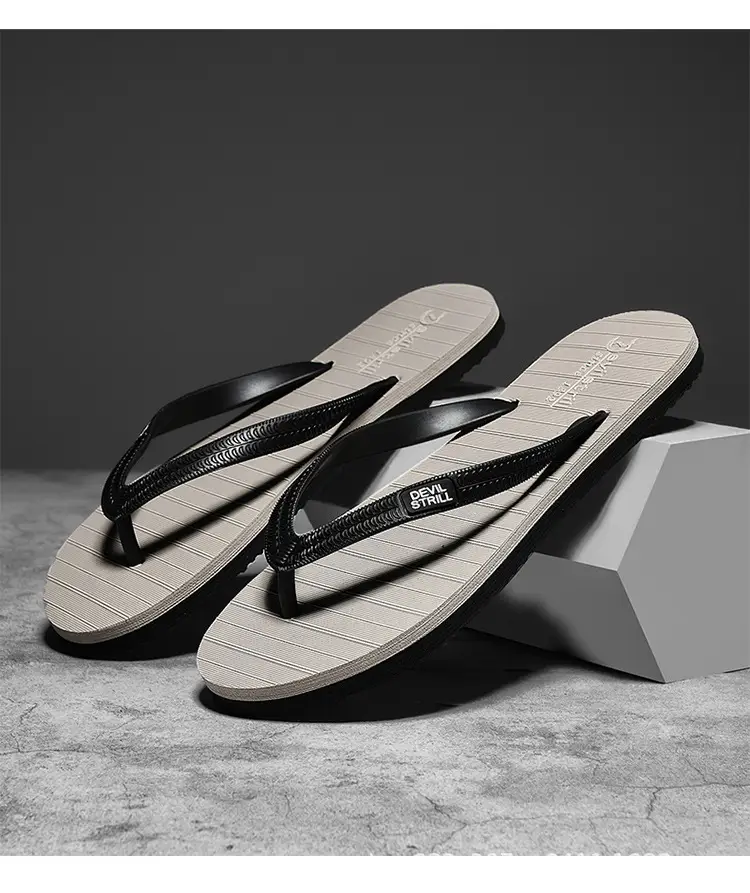 Summer 2024 Men's Outdoor Sandals, Non-Slip, Odor-Resistant, Wear-Resistant Flip-Flops, Beach Thong Sandals, Trendy Brand, Cool Feeling — feature 8