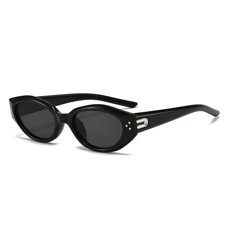 Green Cat's Eye Sunglasses for Women UV Protection