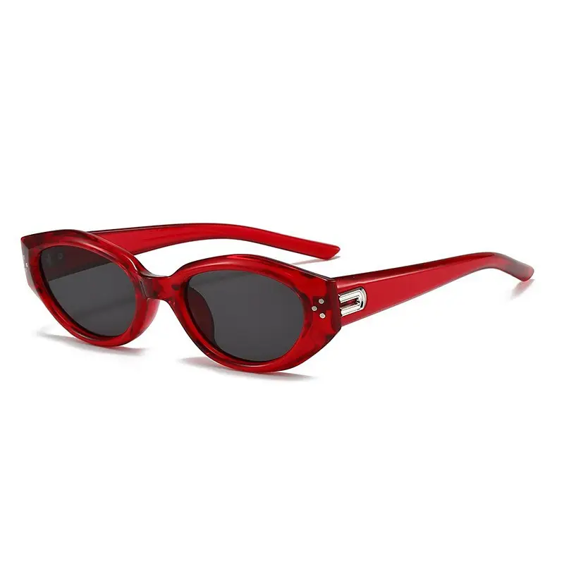 Green Cat's Eye Sunglasses for Women UV Protection - Image 4