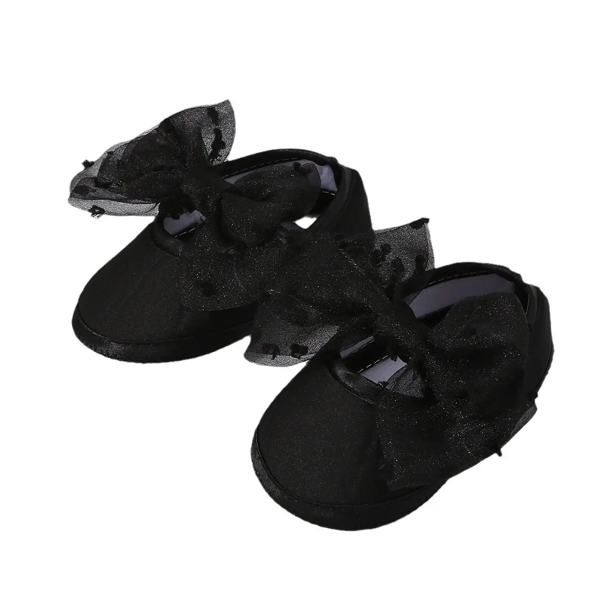 Baby Bow Hair Shoes Yellow New Princess Dress
