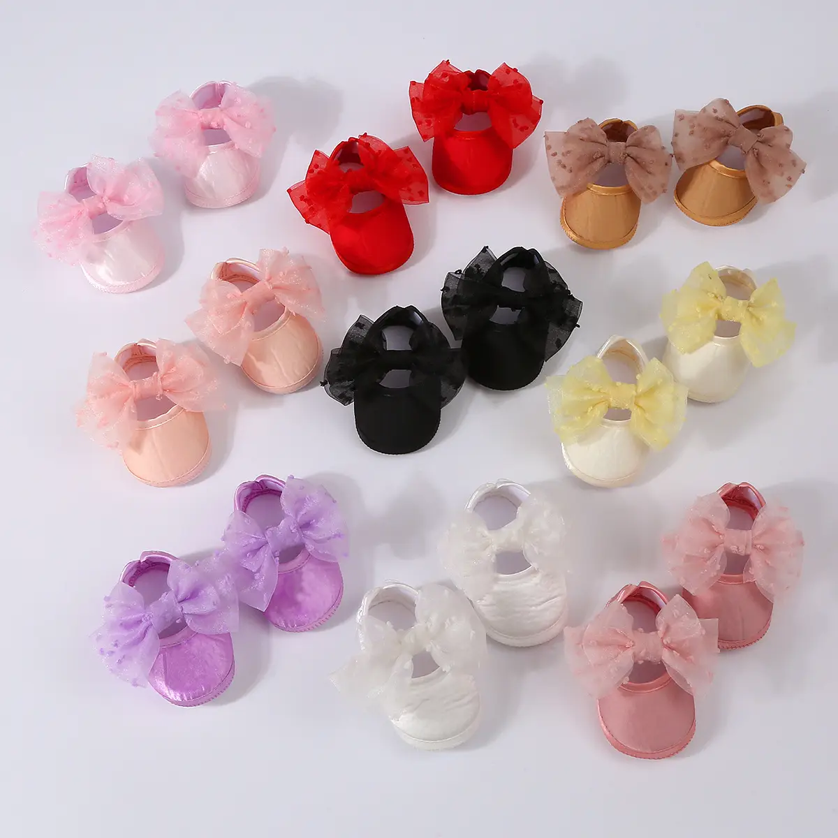 Baby Bow Hair Shoes Yellow New Princess Dress — feature 2