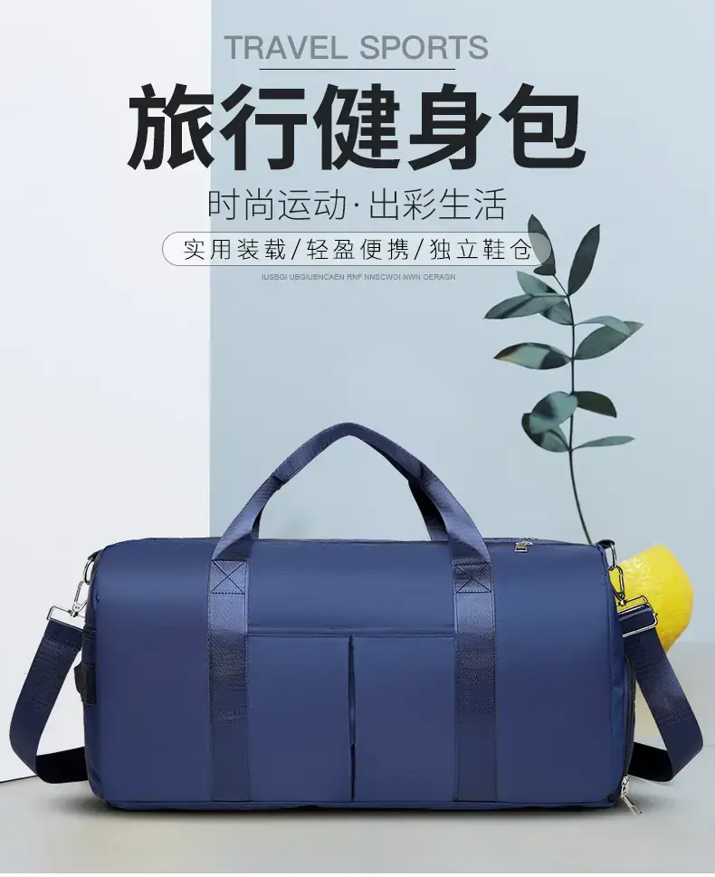 Blue Large Capacity Yoga & Training Bag for Women — feature 4
