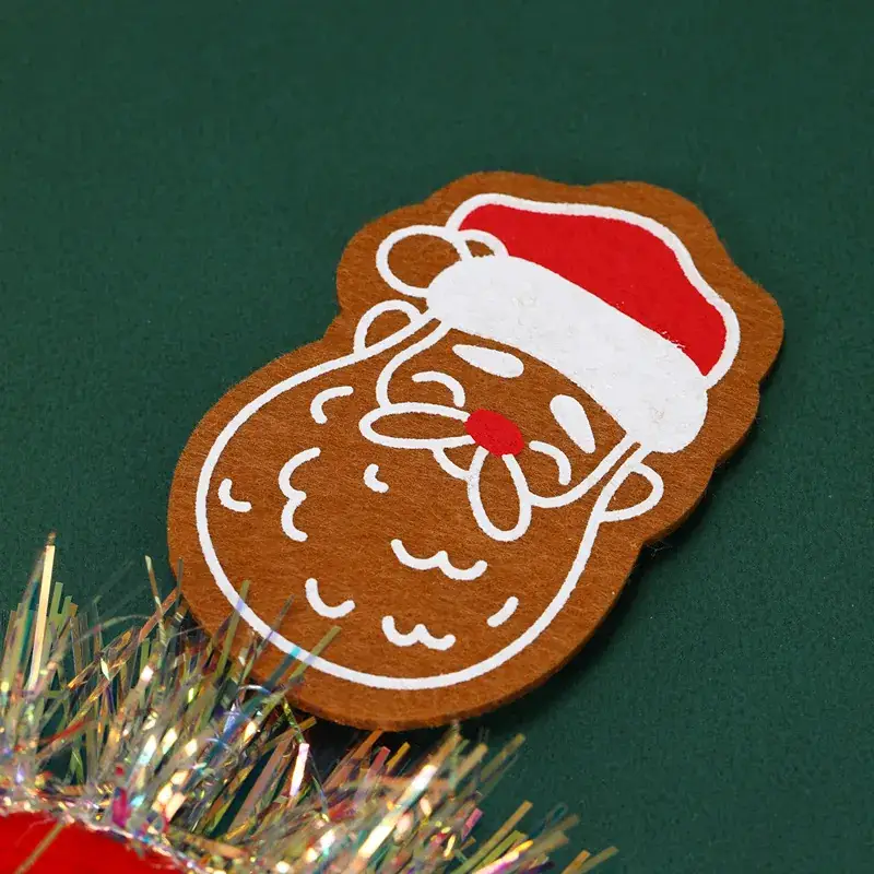 Christmas Cartoon Headbands Red Gold Party Decor — feature 5