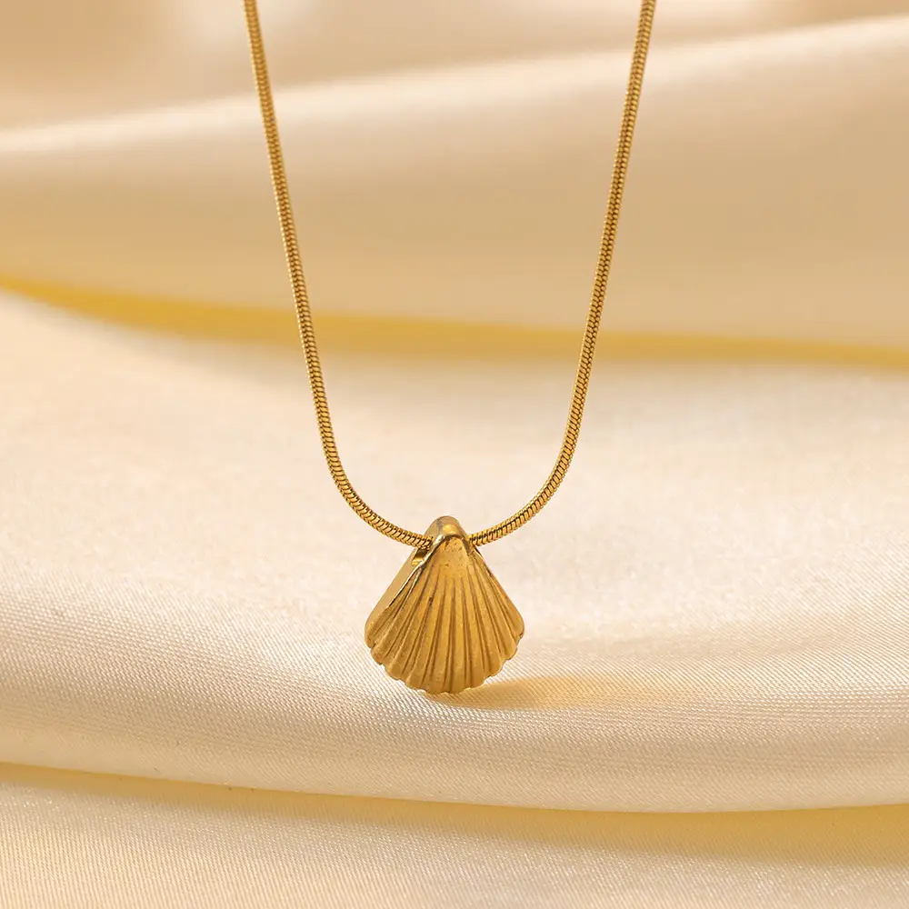 Cross-Border Starfish Shell Necklace for Women 18K Gold — feature 17