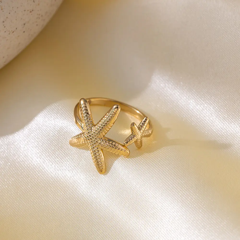 Cross-Border Starfish Shell Necklace for Women 18K Gold - Image 13