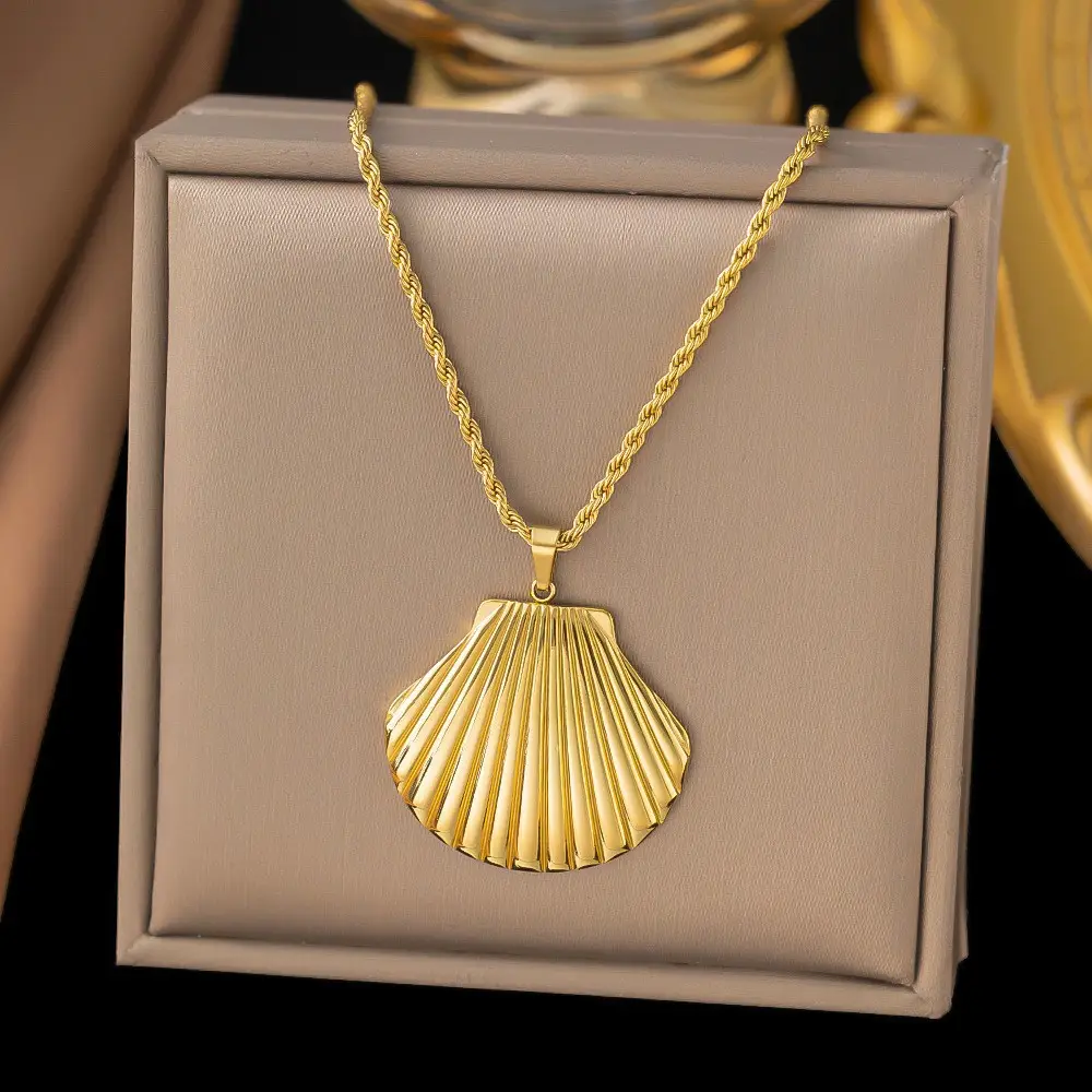 Cross-Border Starfish Shell Necklace for Women 18K Gold - Image 20