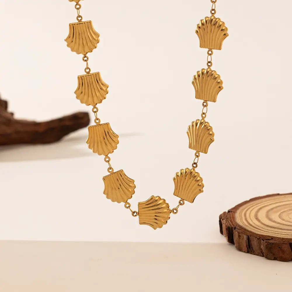 Cross-Border Starfish Shell Necklace for Women 18K Gold - Image 23