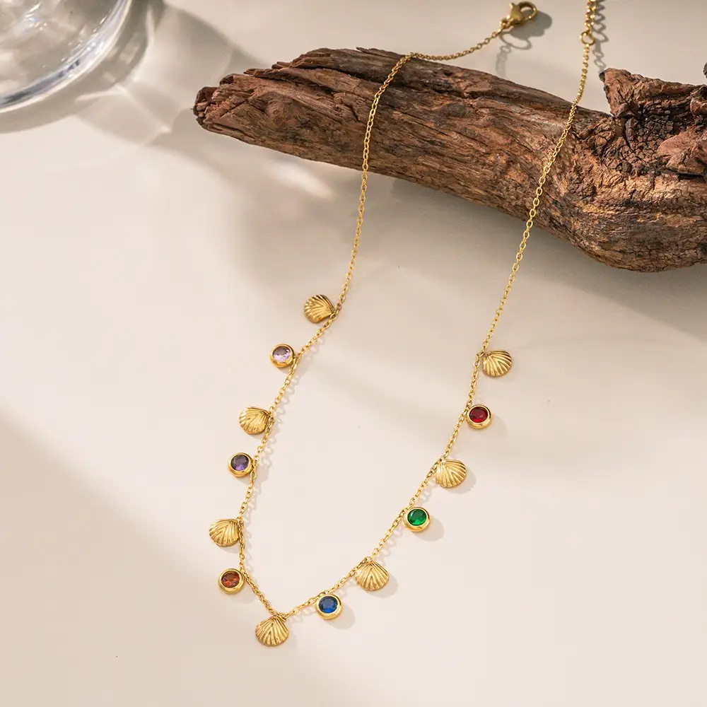 Cross-Border Starfish Shell Necklace for Women 18K Gold - Image 28