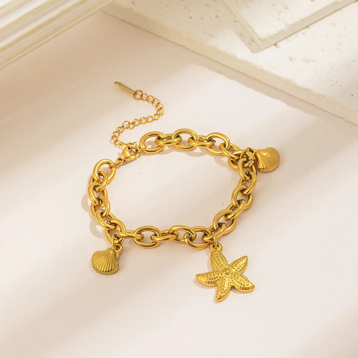 Cross-Border Starfish Shell Necklace for Women 18K Gold - Image 37