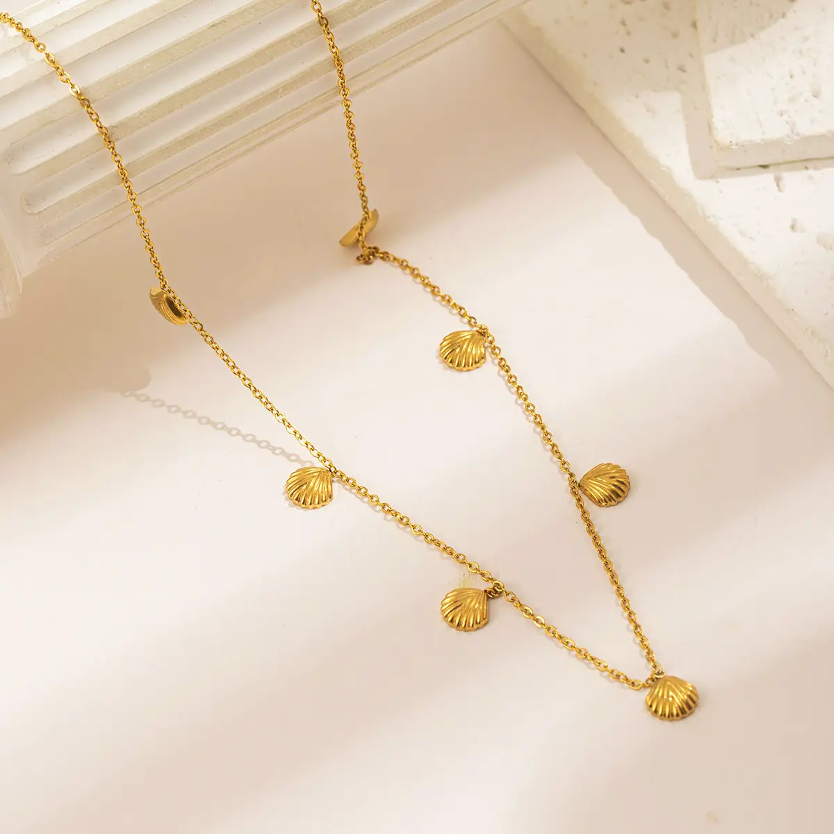 Cross-Border Starfish Shell Necklace for Women 18K Gold - Image 40