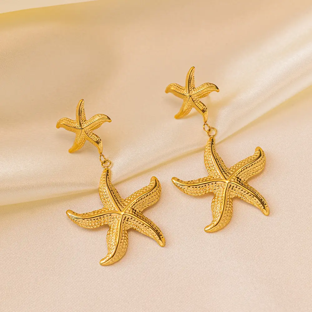 Cross-Border Starfish Shell Necklace for Women 18K Gold - Image 42