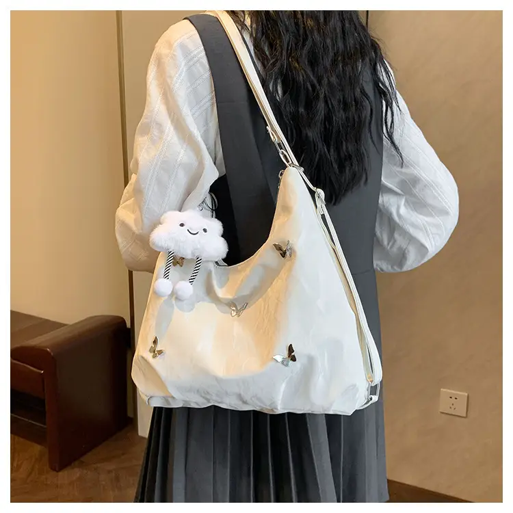 Women's Butterfly Shoulder Bag Grey 2024 New Fashion — feature 10
