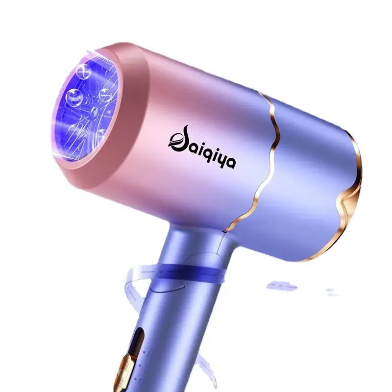 Portable Folding Hair Dryer Blue Light Constant Temp - Image 8