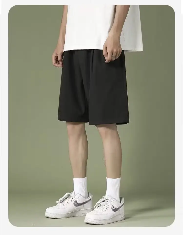 Men's Blue Ice Silk Summer Shorts Quick Drying — feature 11