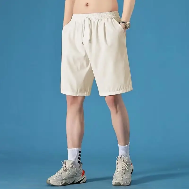 Men's Blue Ice Silk Summer Shorts Quick Drying - Image 10